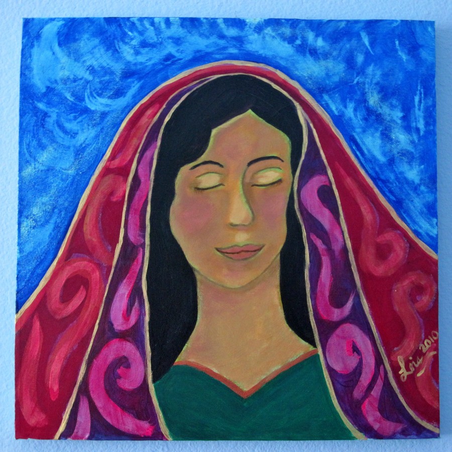 "Muriel," my first hand at painting who also taught me the power of speaking up for myself.